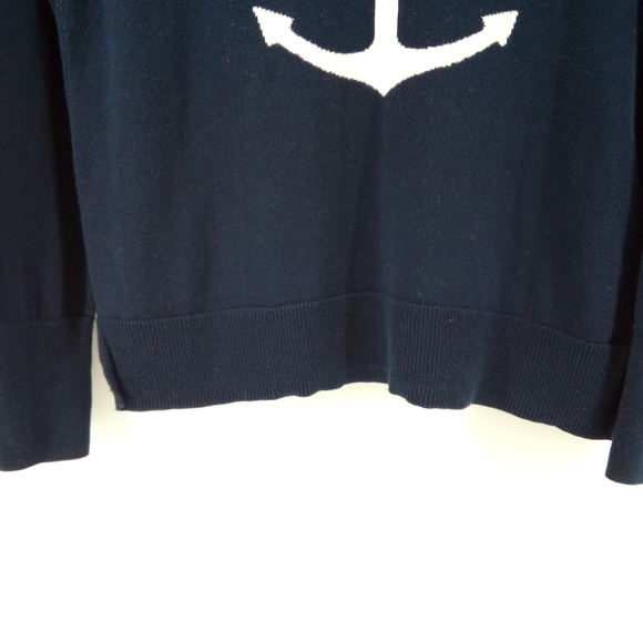 GAP Anchor Crew Neck Tapestry Navy Blue Spring 2016 Collection 100% Cotton M - Picture 4 of 8